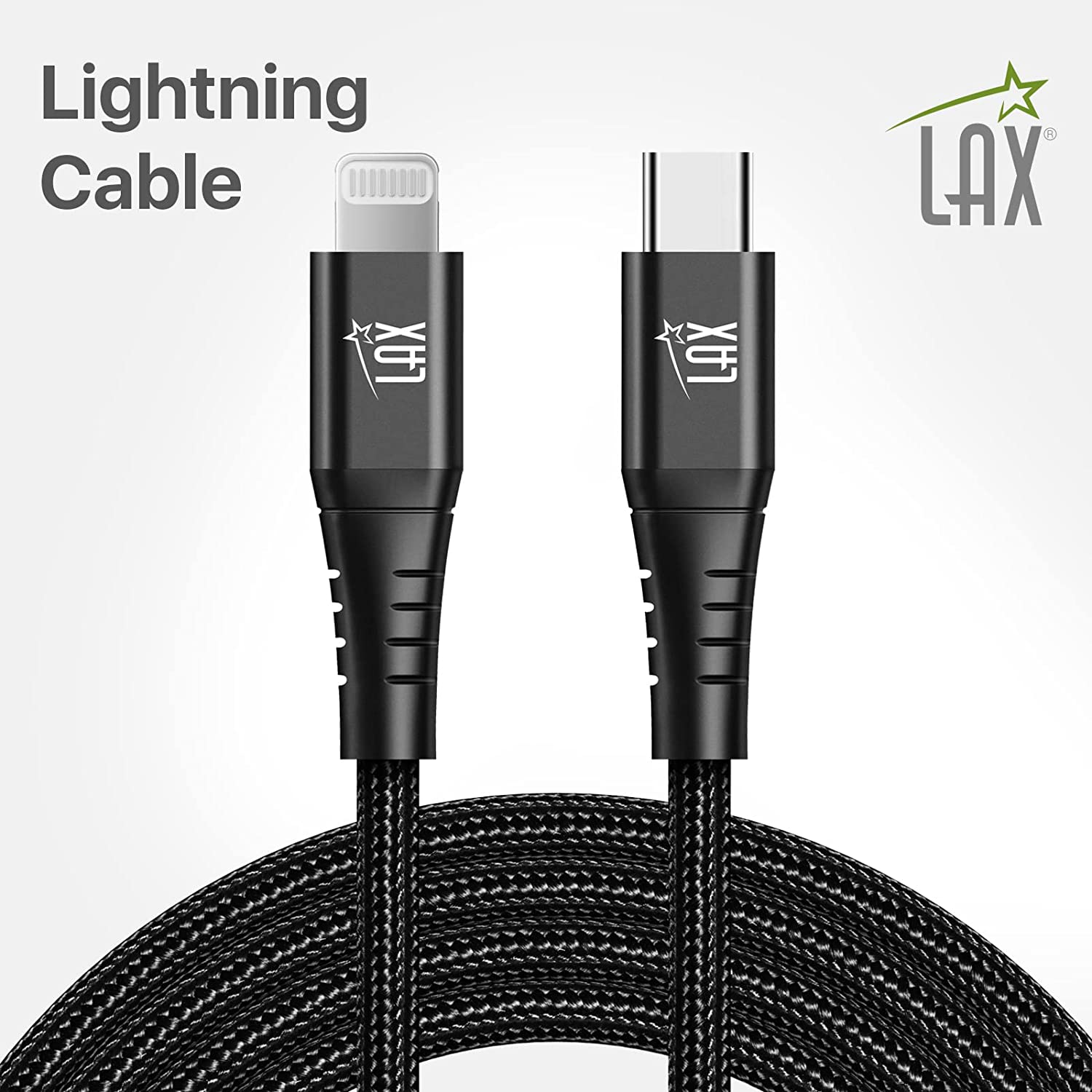 MFI, Apple Certified Cable USB-C to Lightning Nylon Braided