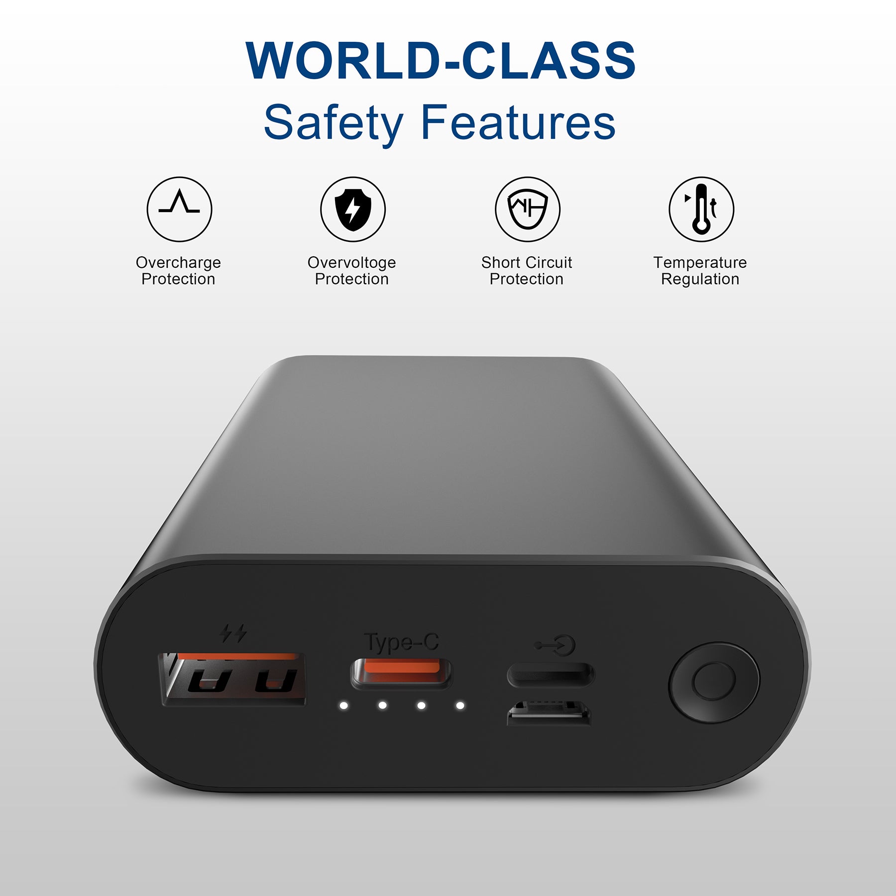 INIU Power Bank 22.5W Fast Charging 10000mAh Battery Pack USB C  Input&Output